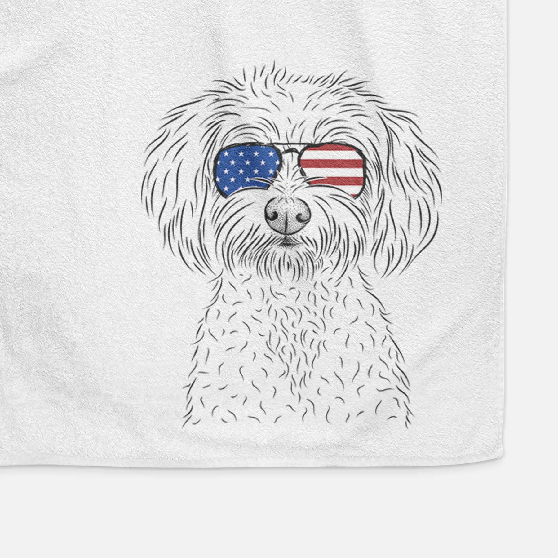 Francesca the Maltipoo Decorative Hand Towel