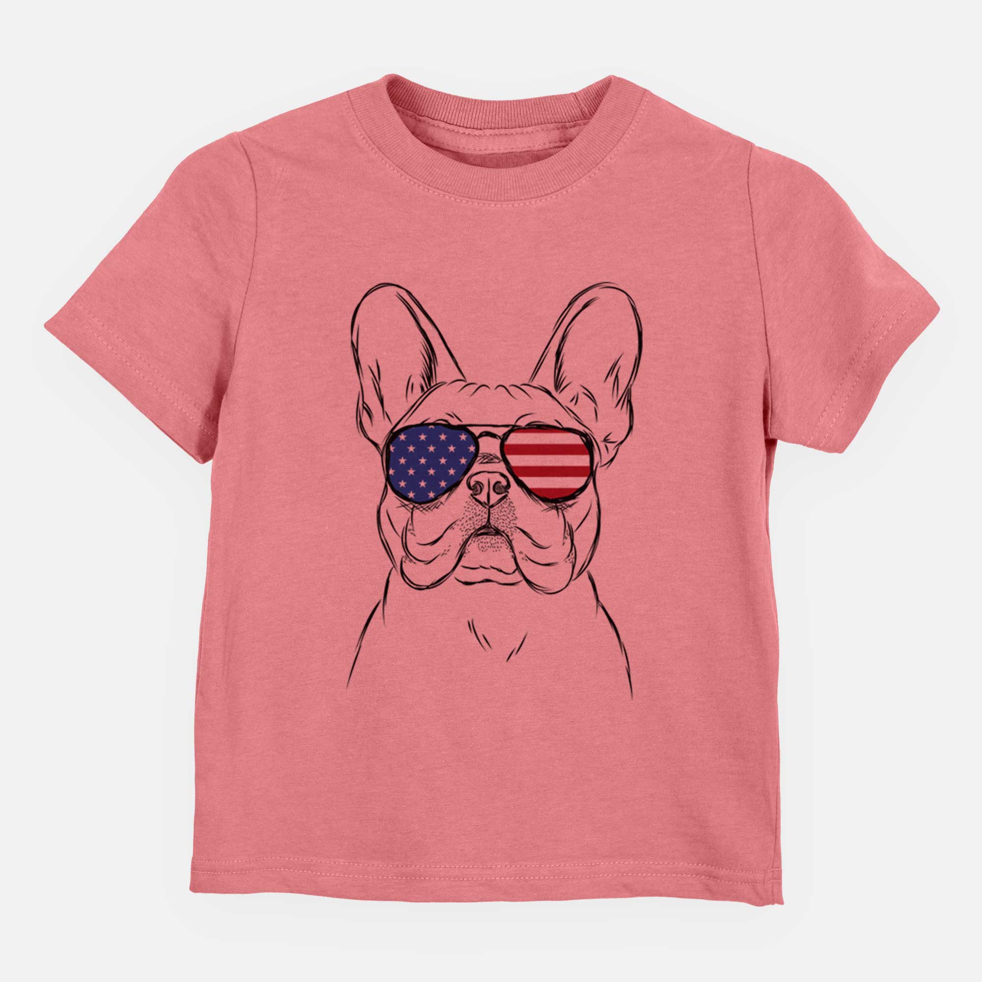 USA Franco the French Bulldog - Kids/Youth/Toddler Shirt