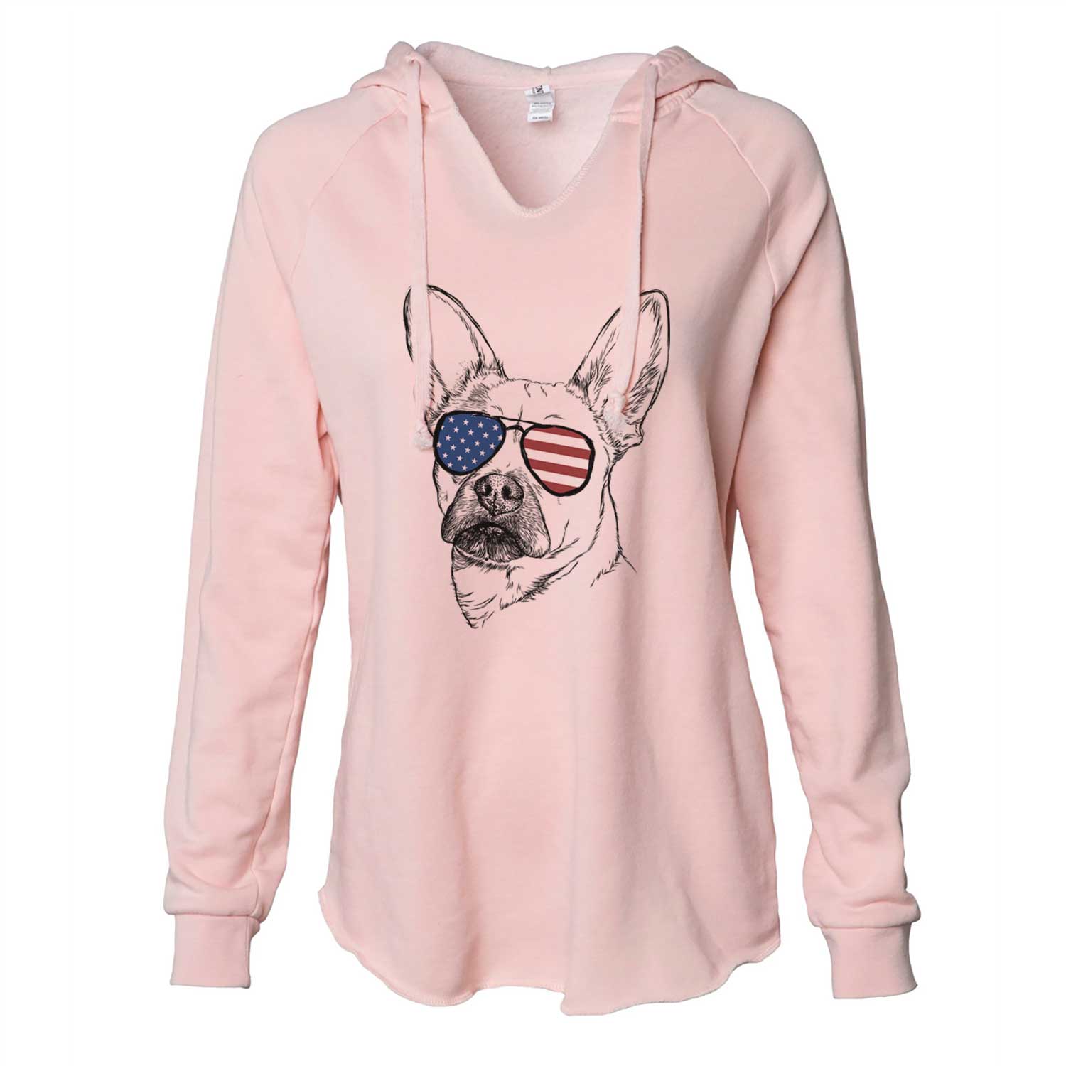 USA Frankie the Mixed Breed - Cali Wave Hooded Sweatshirt