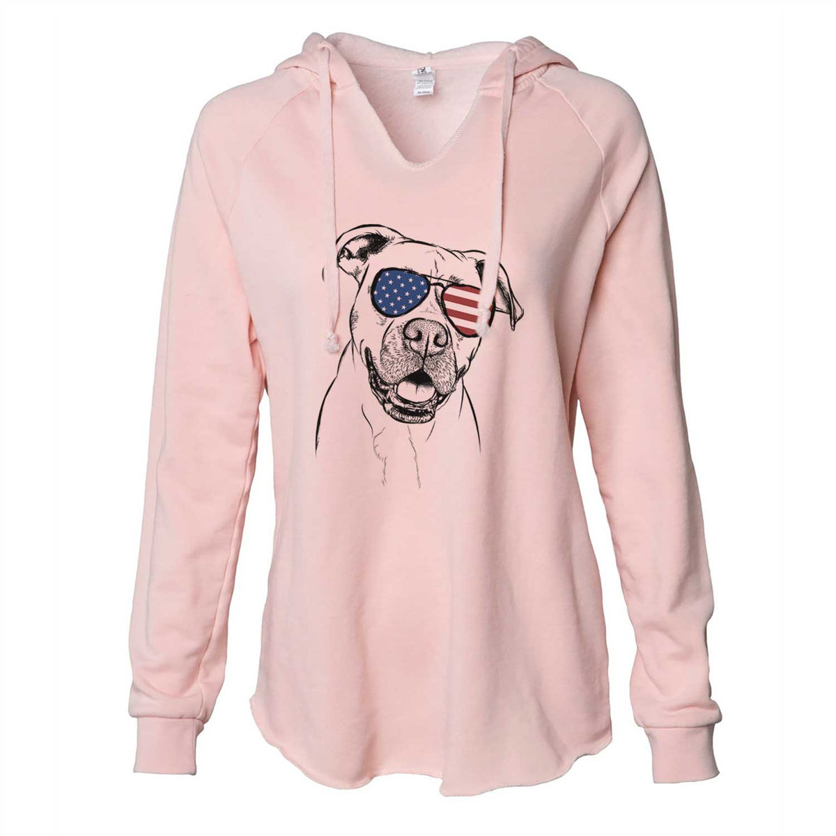 USA Frankie Tankie the Boxer Mix - Cali Wave Hooded Sweatshirt