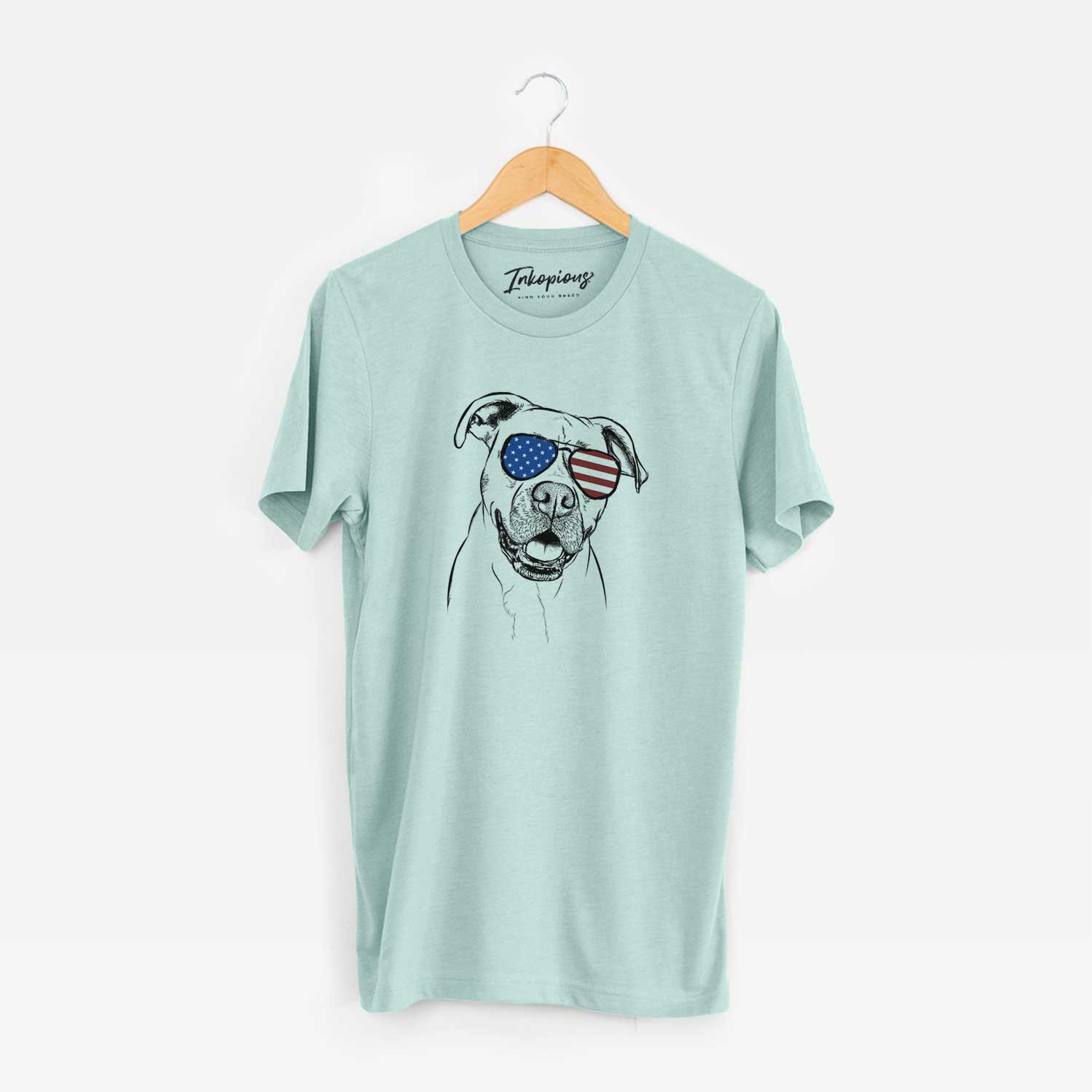 USA Frankie Tankie the Boxer Mix - Unisex Crewneck
