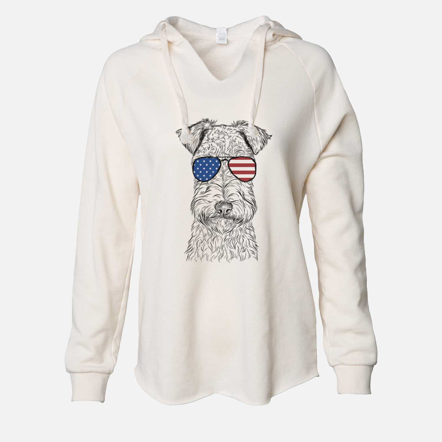 USA Frida the Lakeland Terrier - Cali Wave Hooded Sweatshirt