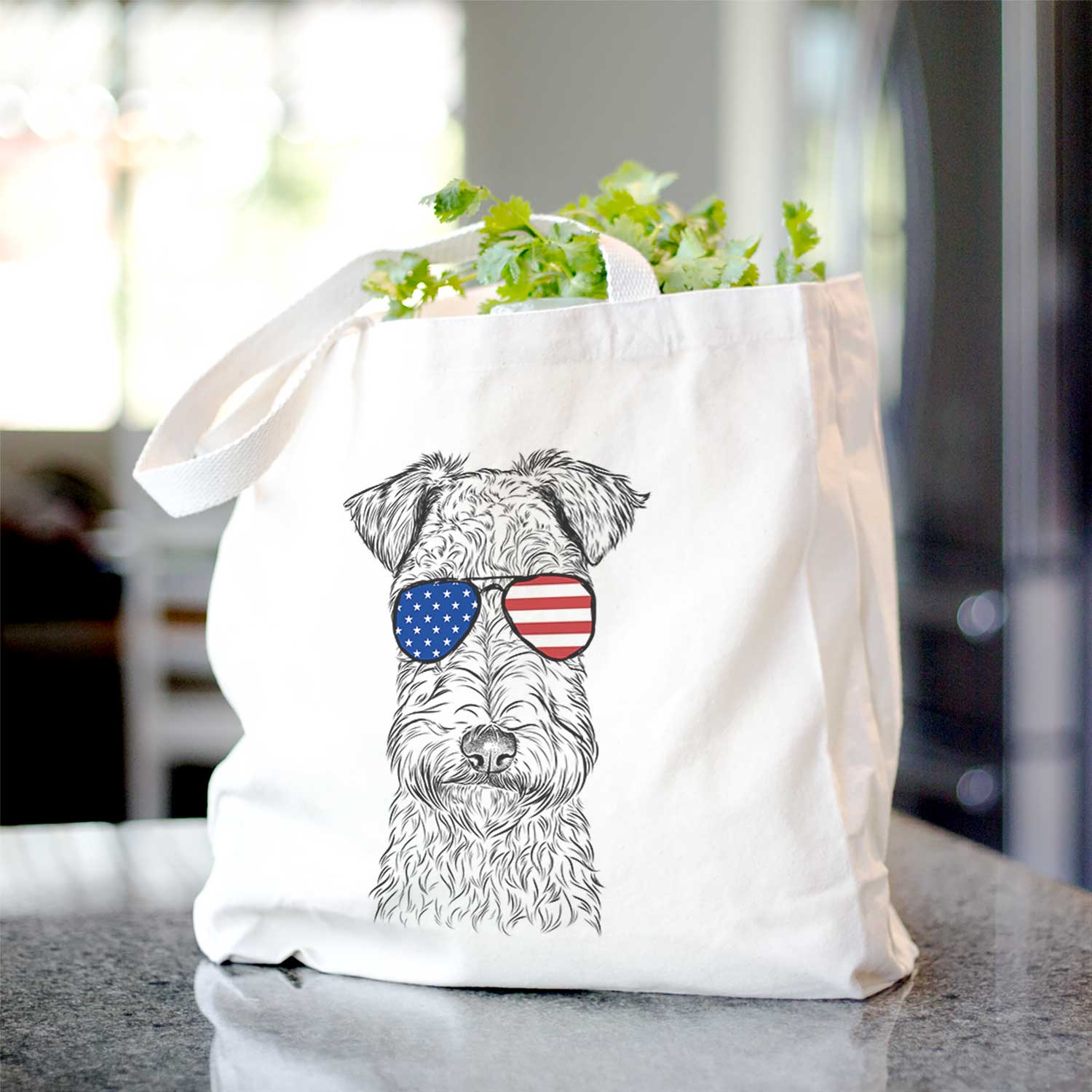 Frida the Lakeland Terrier - Tote Bag