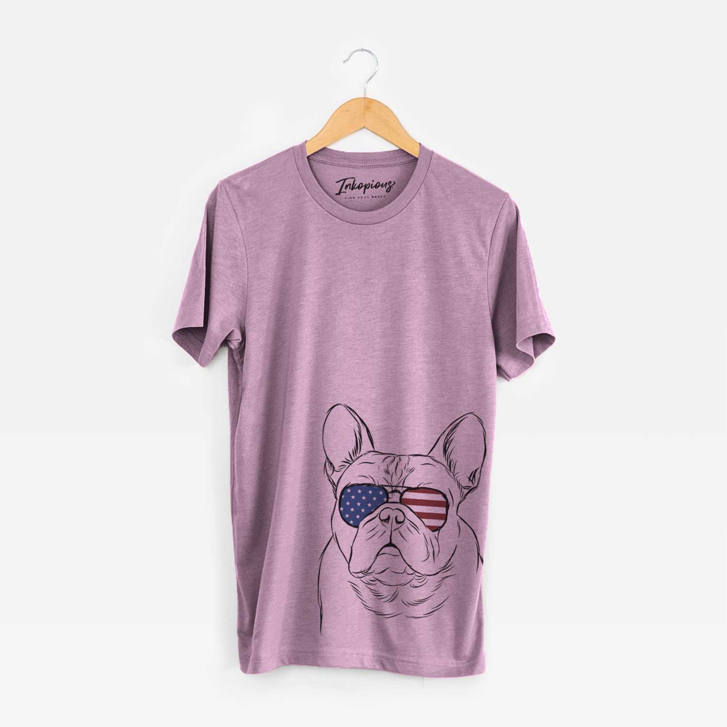 USA Fudge the French Bulldog - Unisex Crewneck