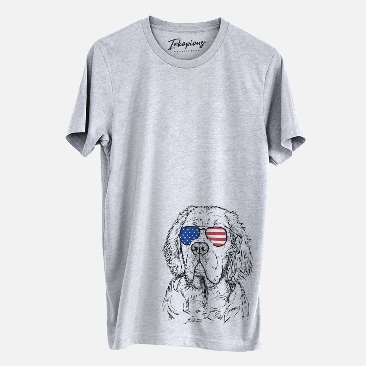 USA Gary the Clumber Spaniel - Unisex Crewneck
