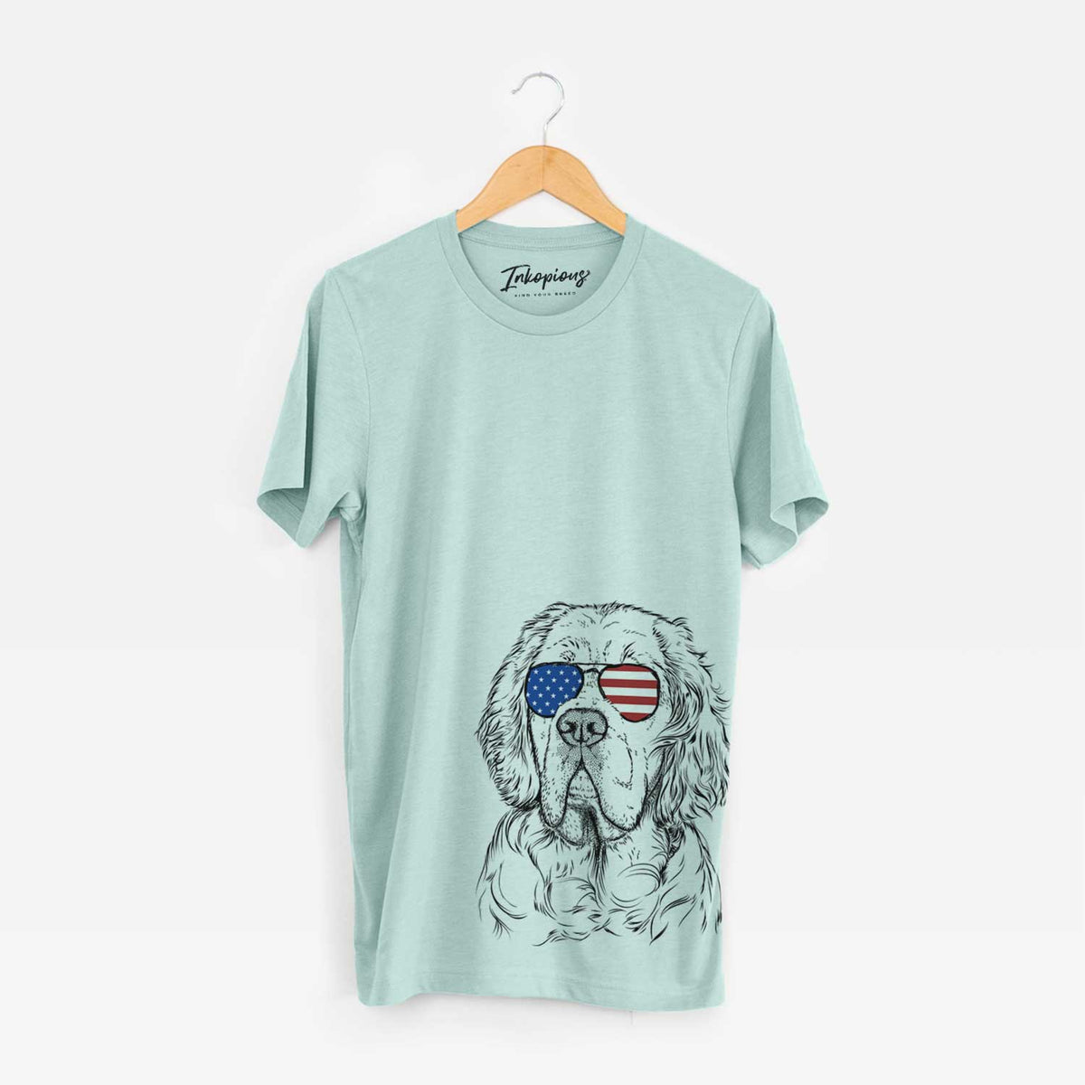 USA Gary the Clumber Spaniel - Unisex Crewneck