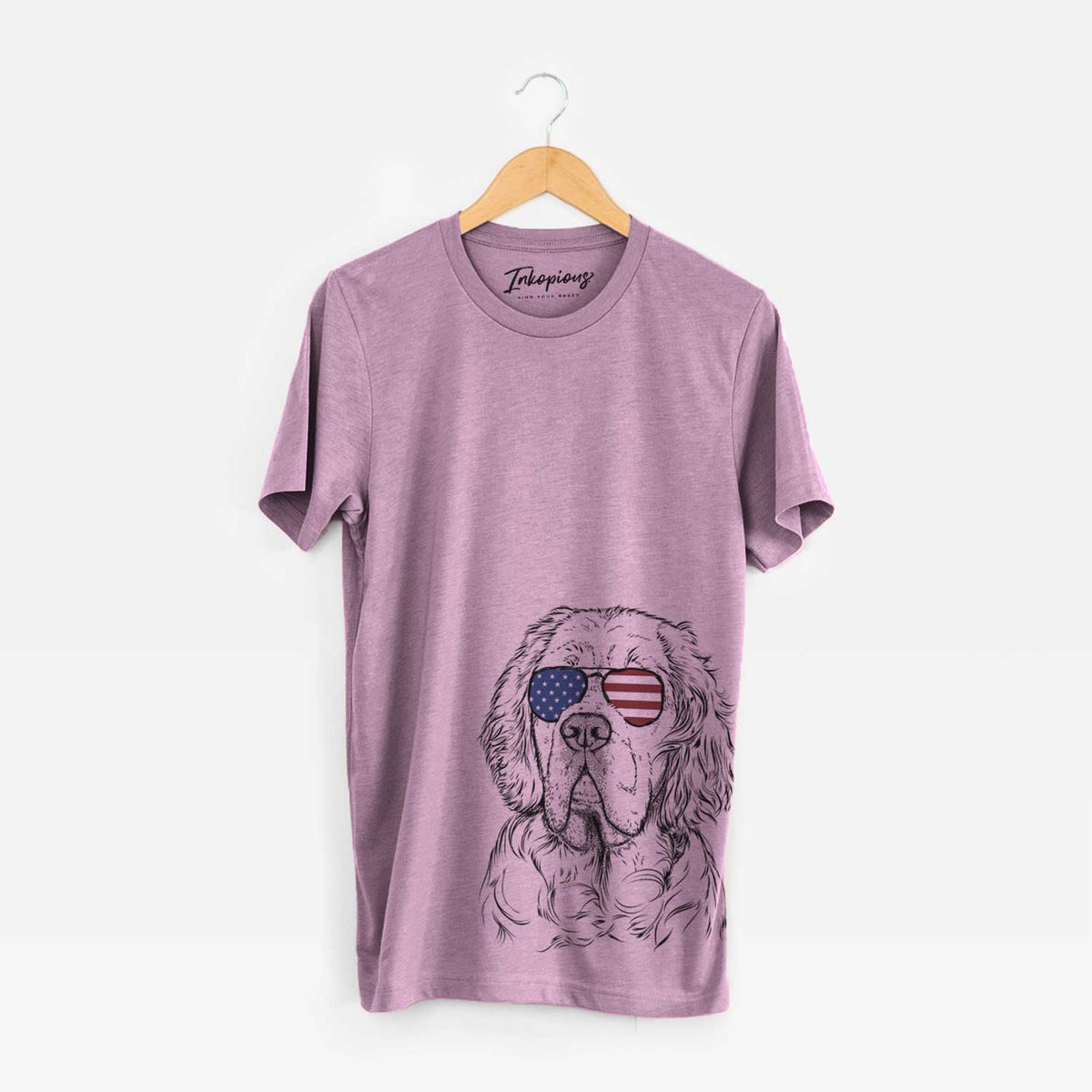 USA Gary the Clumber Spaniel - Unisex Crewneck