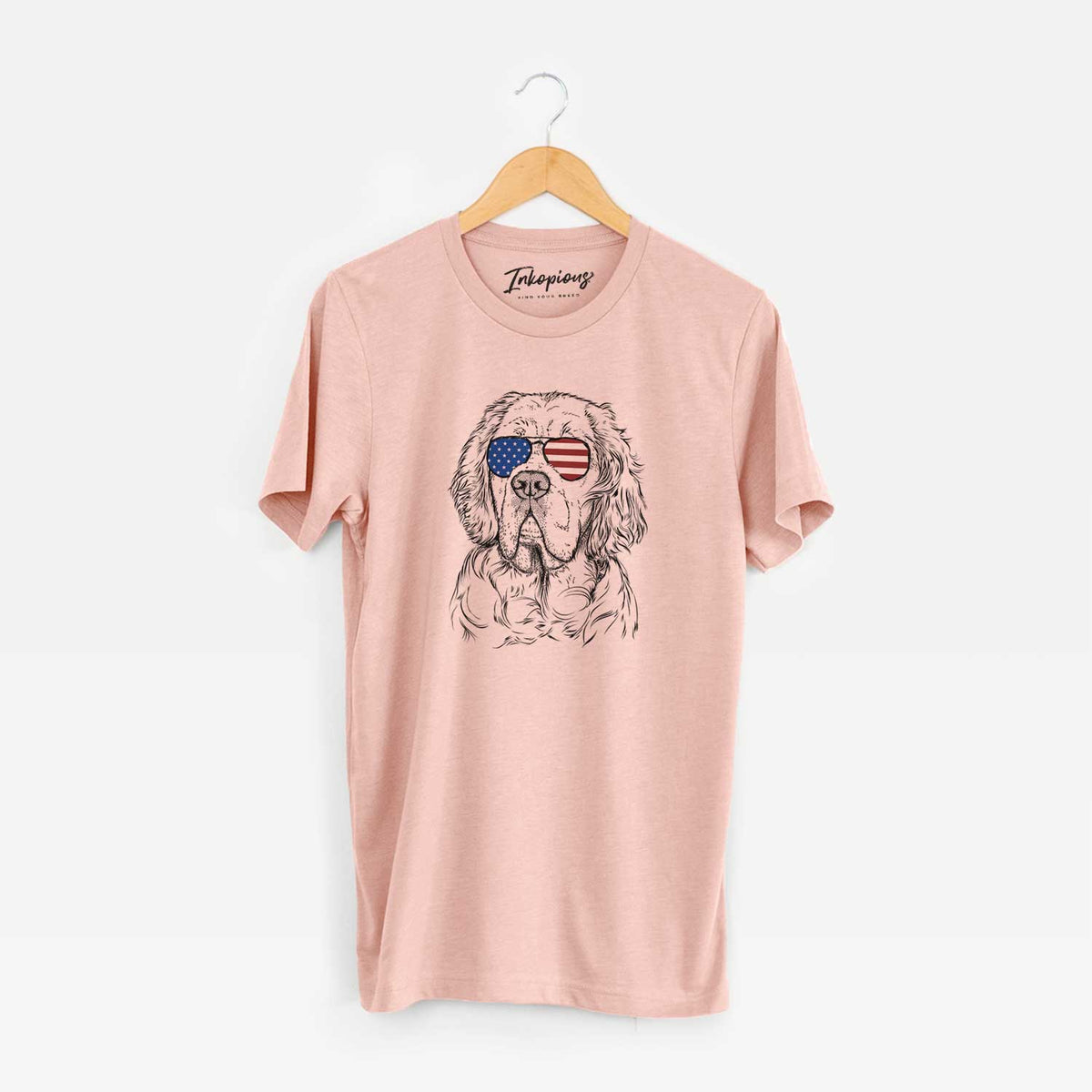 USA Gary the Clumber Spaniel - Unisex Crewneck