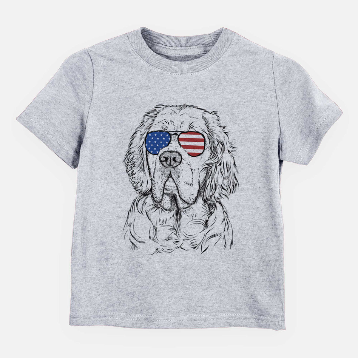 USA Gary the Clumber Spaniel - Kids/Youth/Toddler Shirt