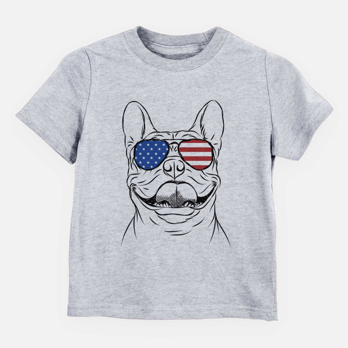USA Gaston the French Bulldog - Kids/Youth/Toddler Shirt
