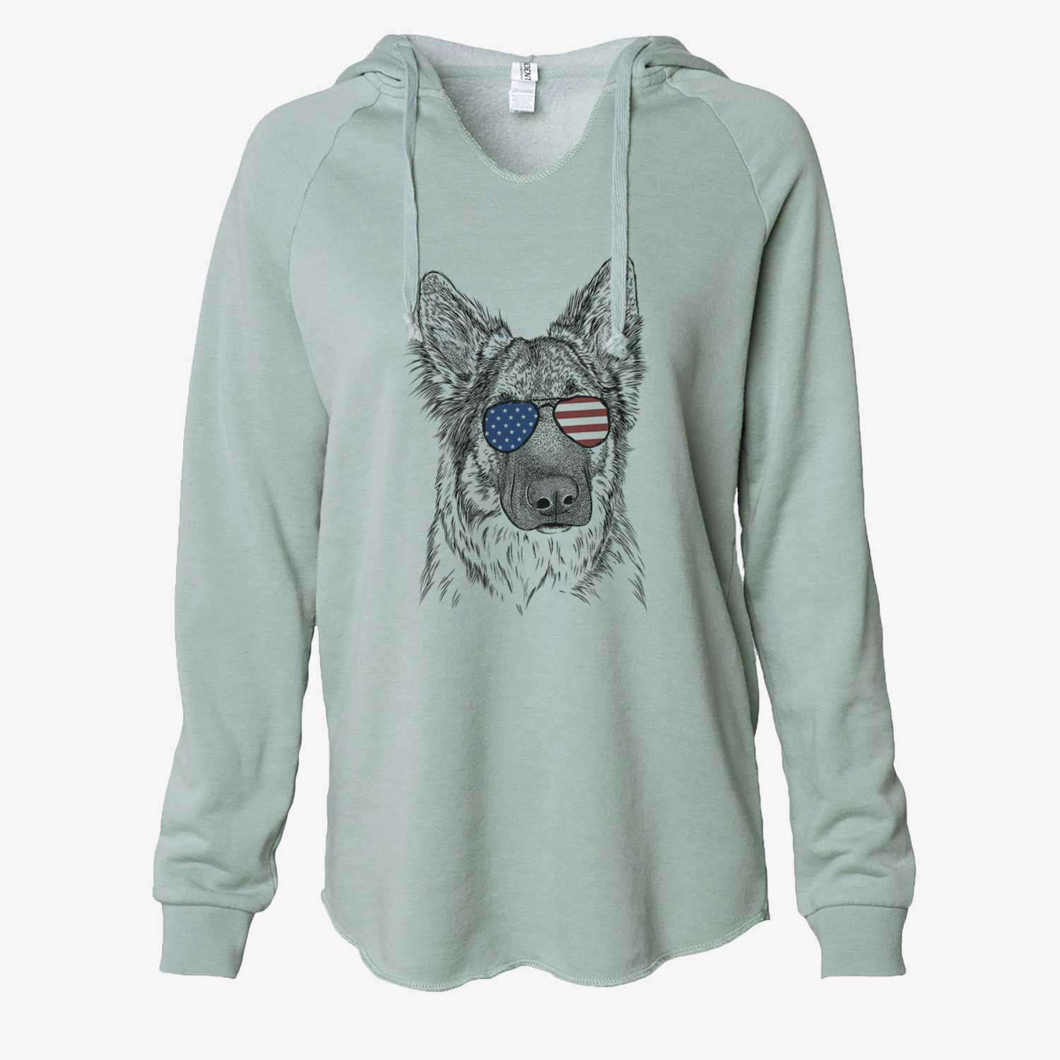 USA Geddy the Shiloh Shepherd - Cali Wave Hooded Sweatshirt