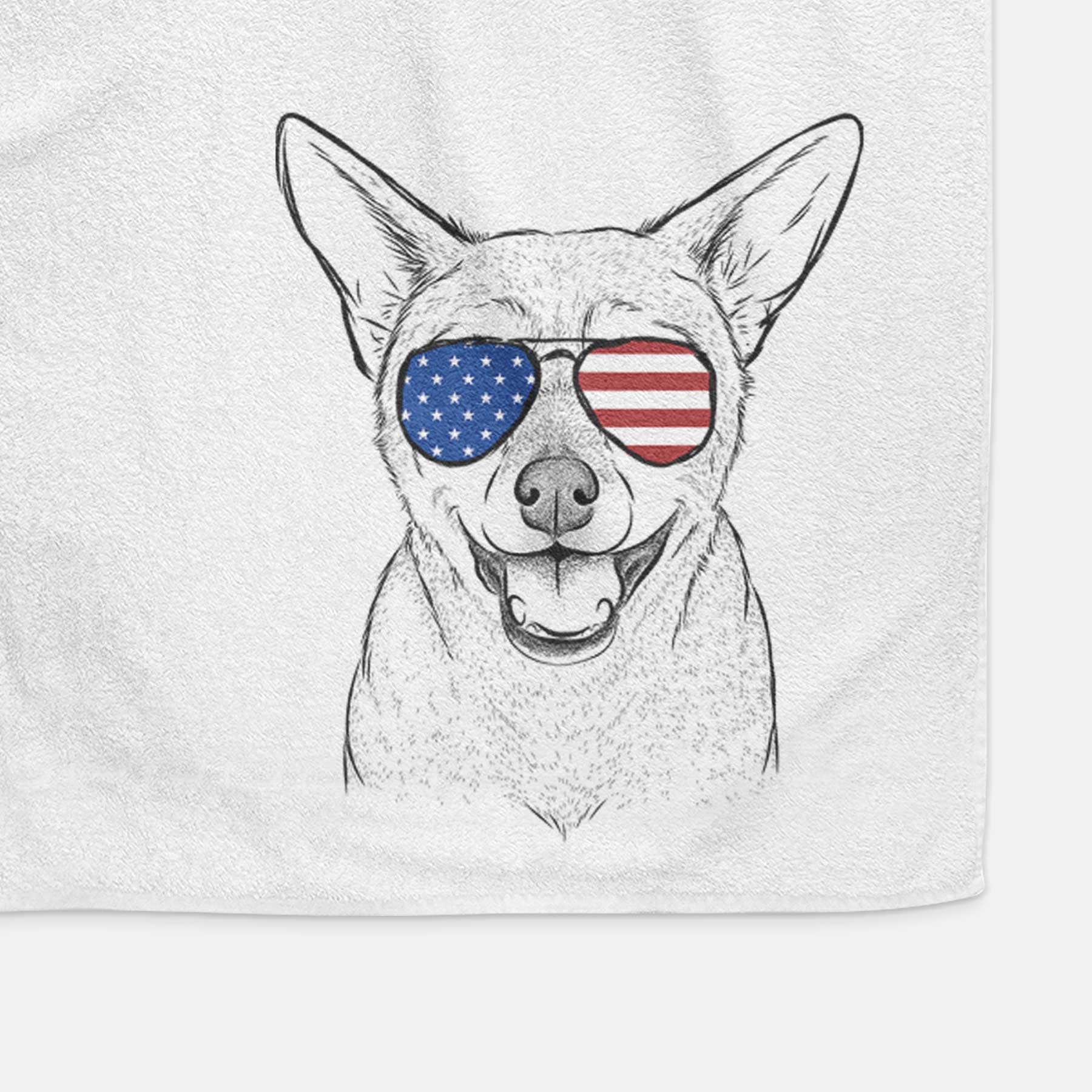 Georgie the Chiweenie Decorative Hand Towel