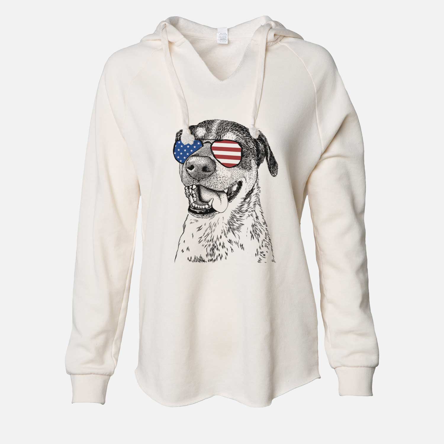 USA Gerti the Mixed Breed - Cali Wave Hooded Sweatshirt