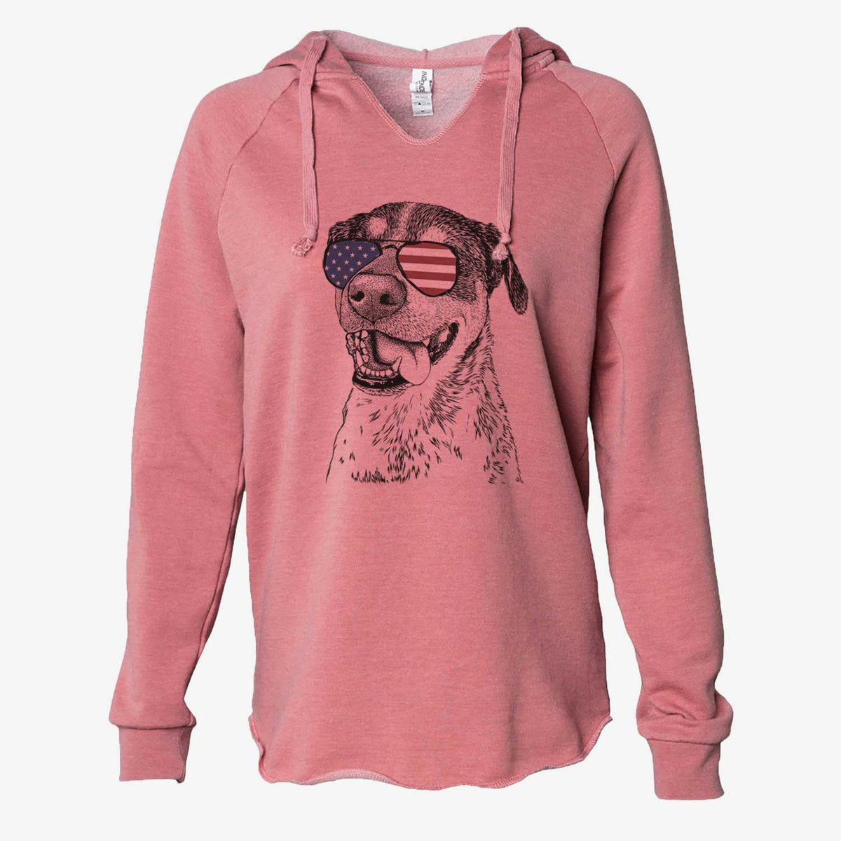 USA Gerti the Mixed Breed - Cali Wave Hooded Sweatshirt