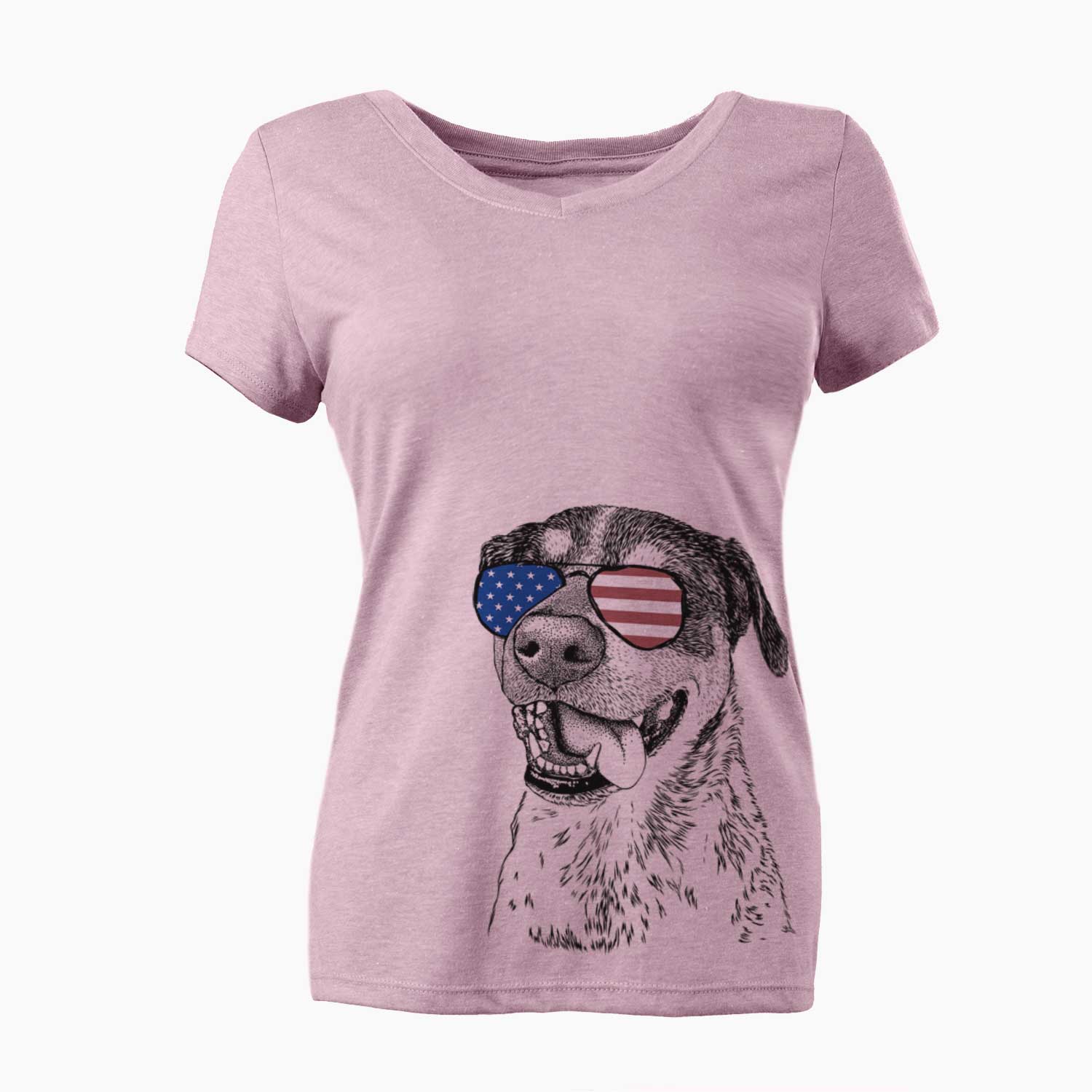 USA Gerti the Mixed Breed - Women's Perfect V-neck Shirt