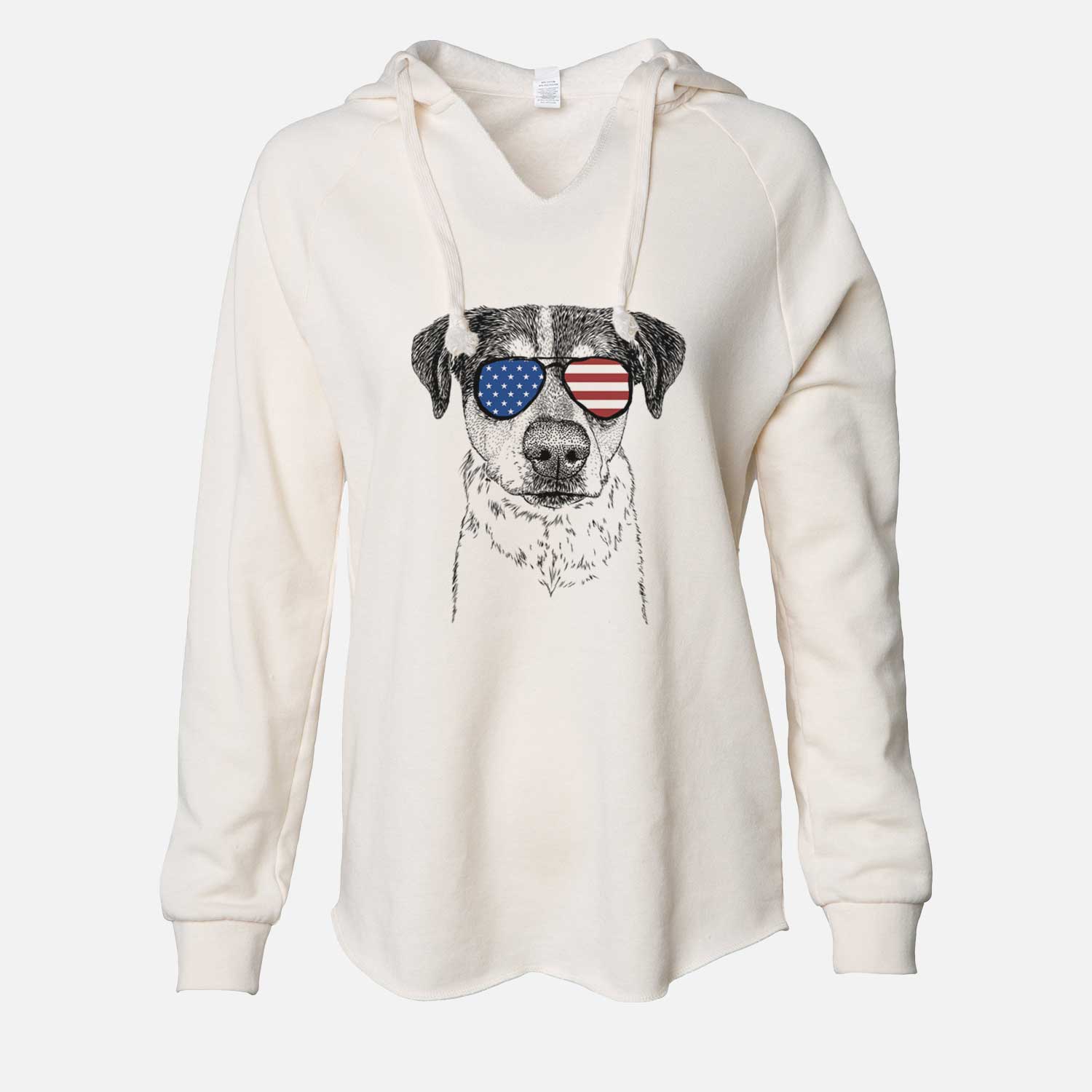 USA Gertrude the Mixed Breed - Cali Wave Hooded Sweatshirt