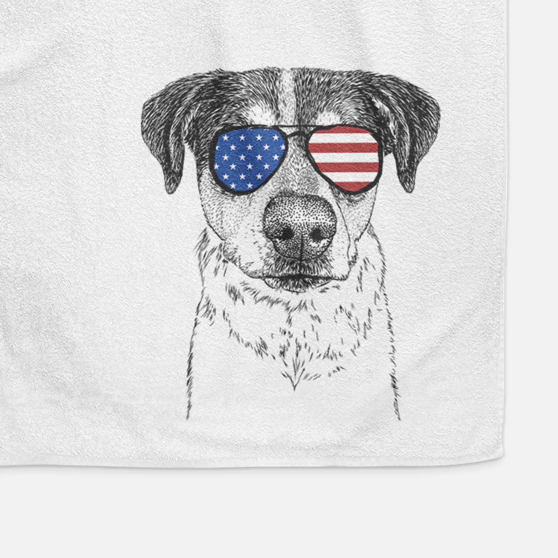 Gertrude the Mixed Breed Decorative Hand Towel