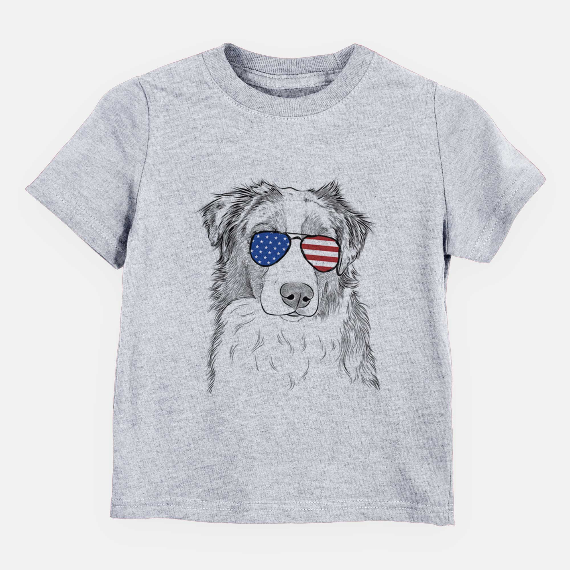 USA Ginger the Australian Shepherd - Kids/Youth/Toddler Shirt