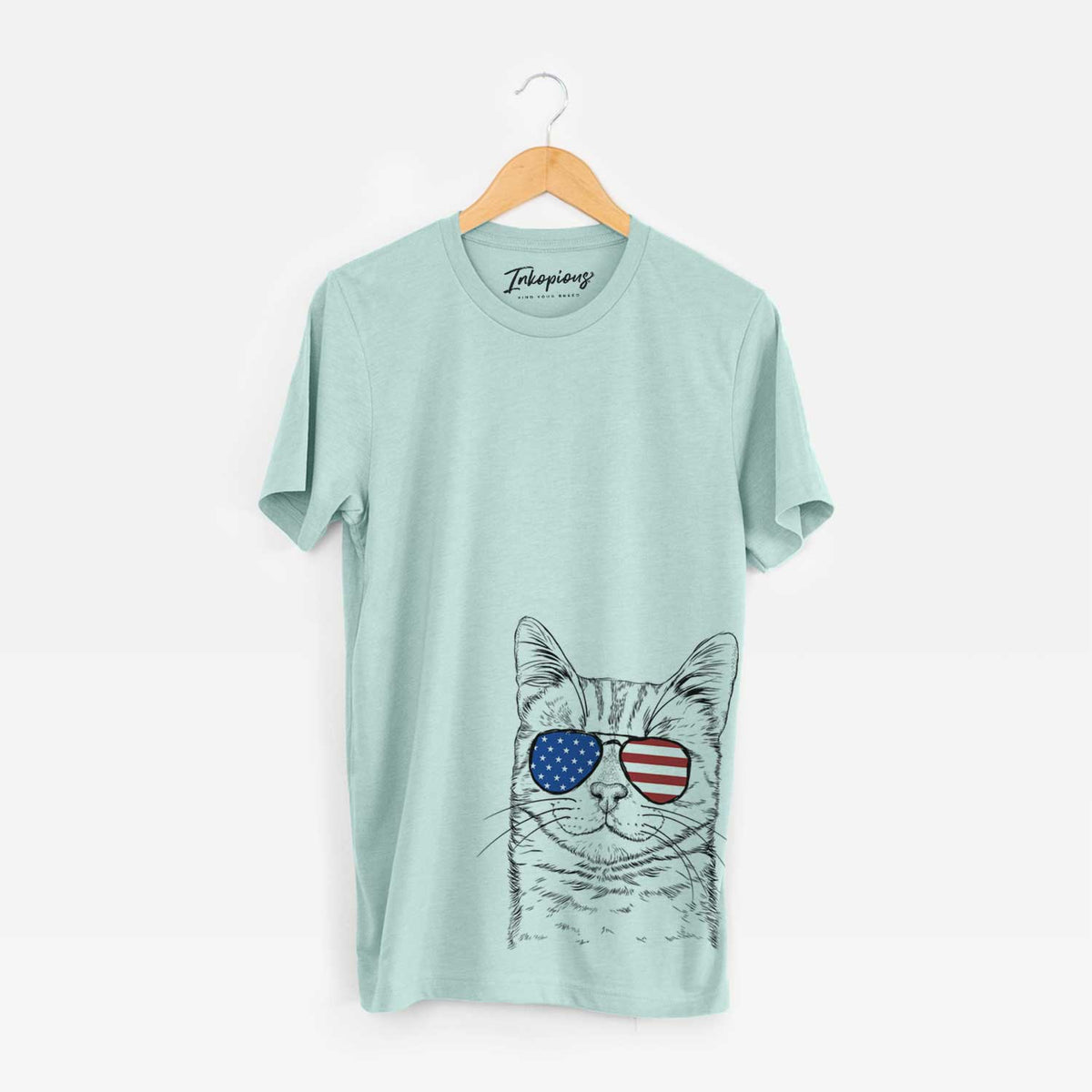 USA Ginger Tom the Tabby Cat - Unisex Crewneck