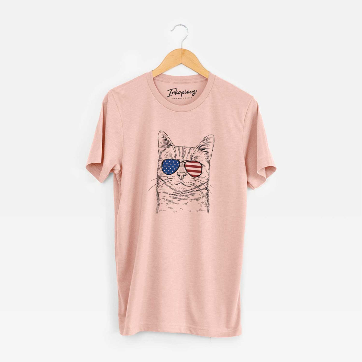 USA Ginger Tom the Tabby Cat - Unisex Crewneck