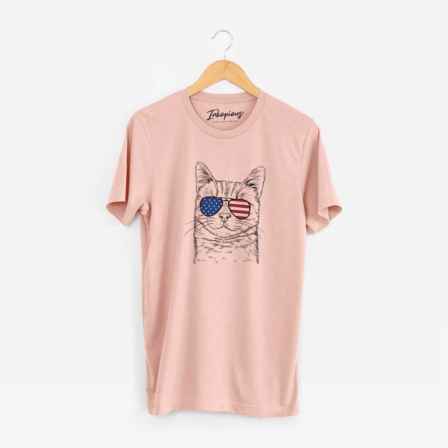 USA Ginger Tom the Tabby Cat - Unisex Crewneck