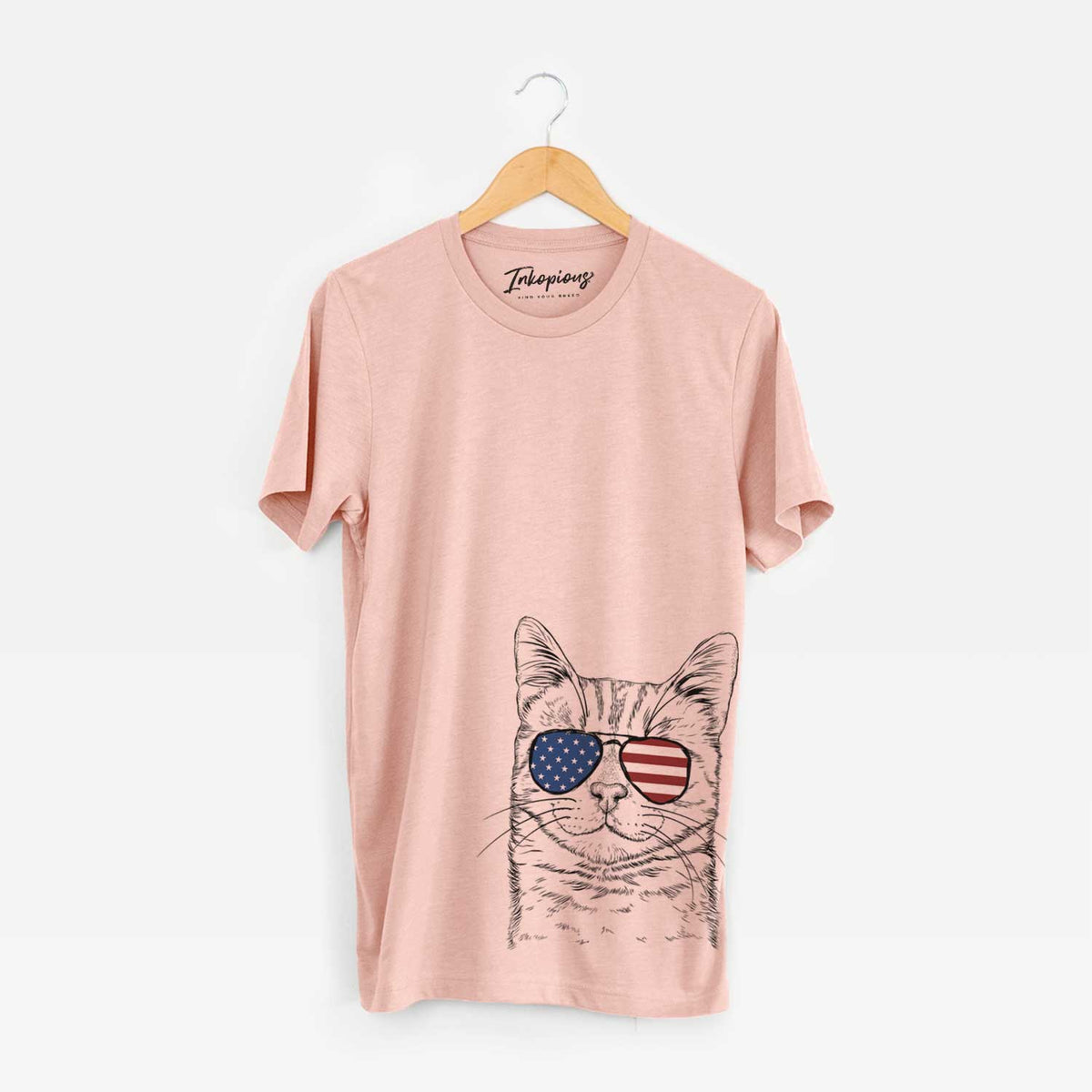 USA Ginger Tom the Tabby Cat - Unisex Crewneck