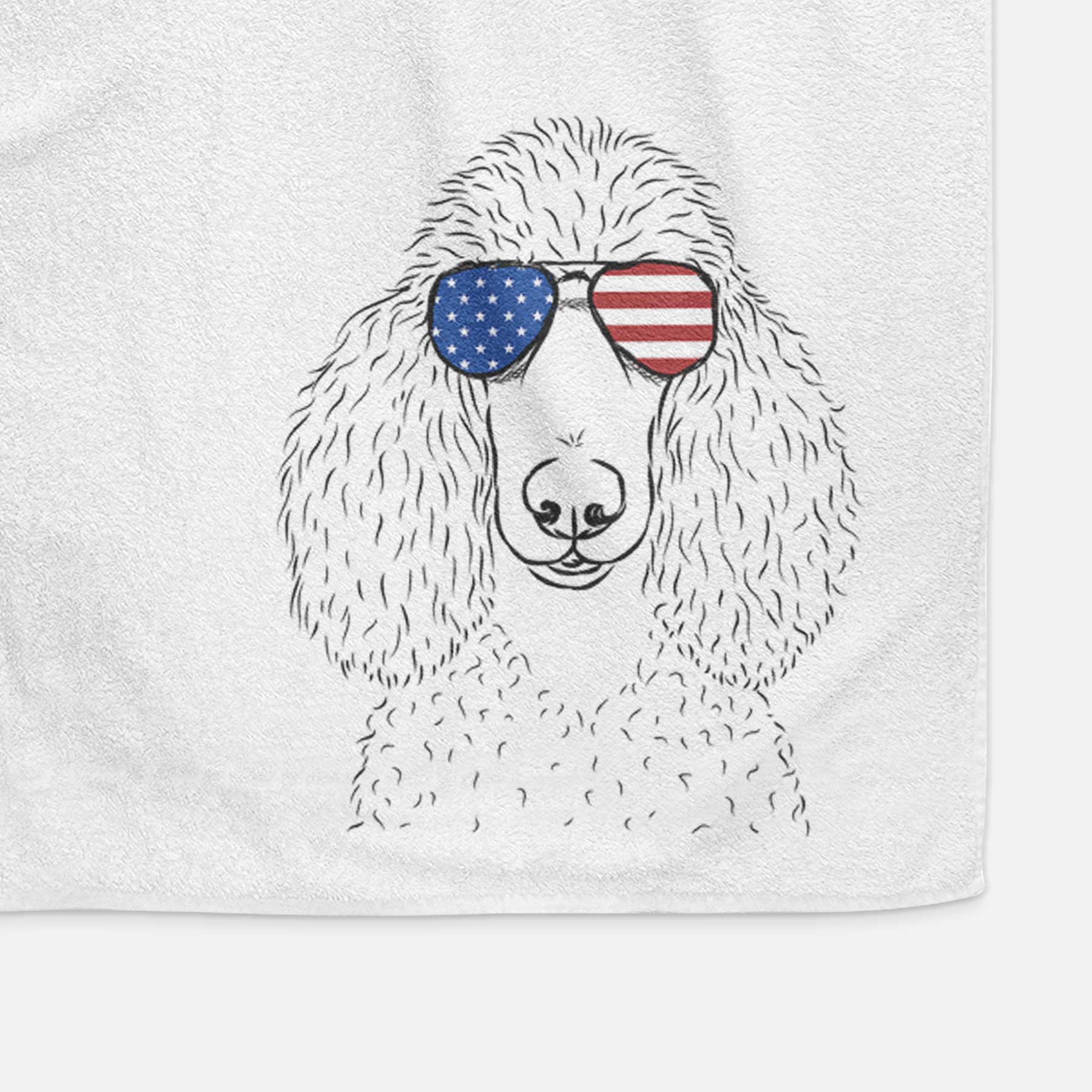 Giovanni the Poodle Decorative Hand Towel