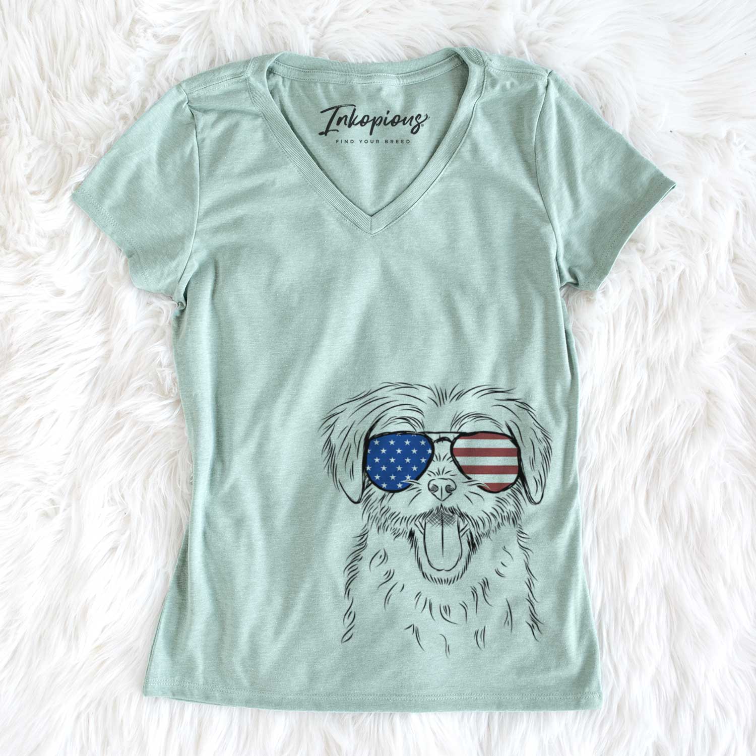USA Gizmo the Maltese - Women's Perfect V-neck Shirt
