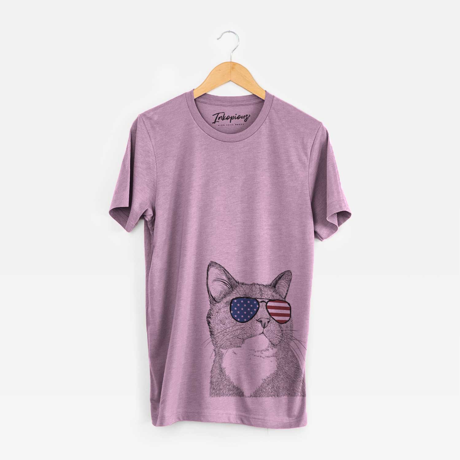 USA Gizmo the Grey Cat - Unisex Crewneck