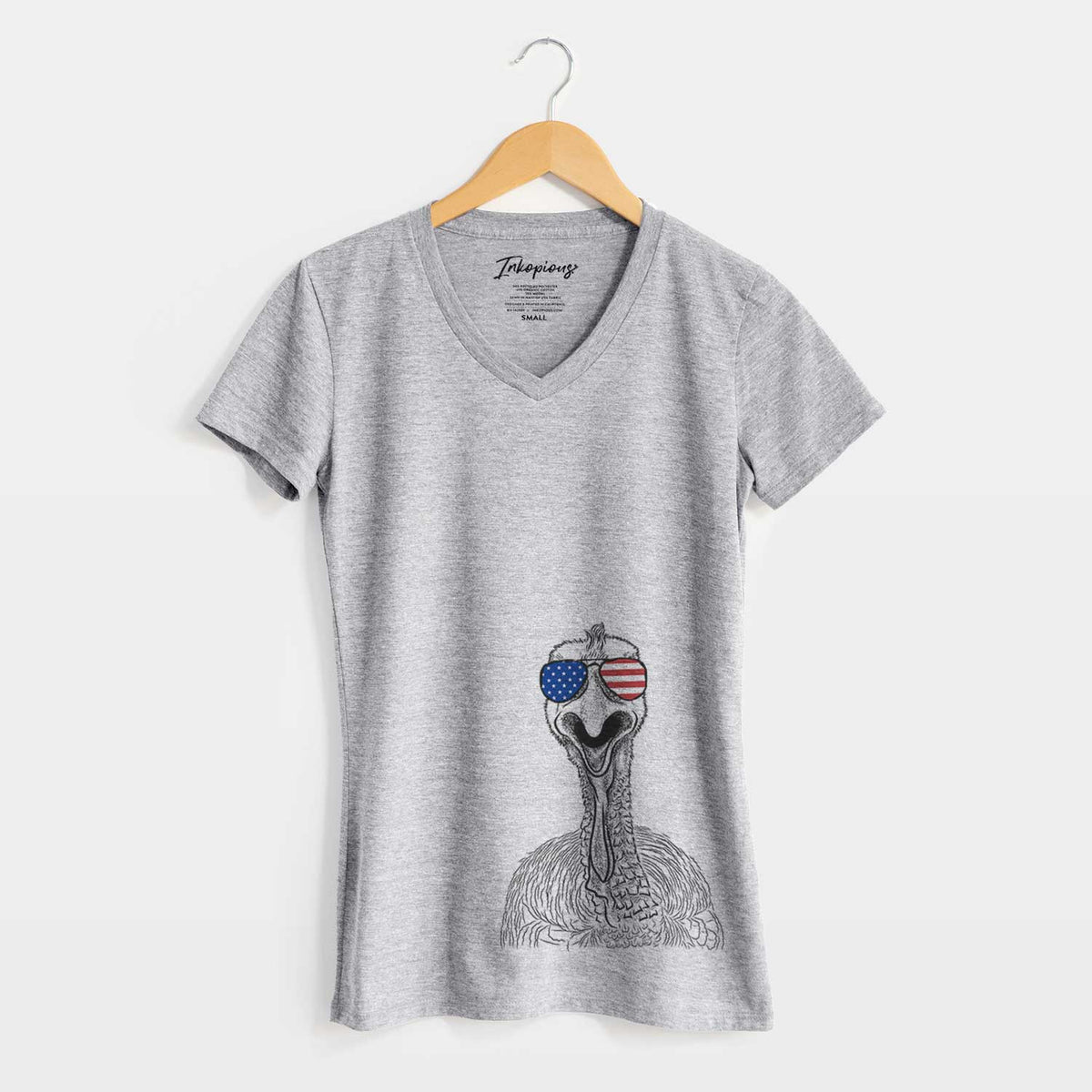 USA Gobble the Turkey - Women's Perfect V-neck Shirt