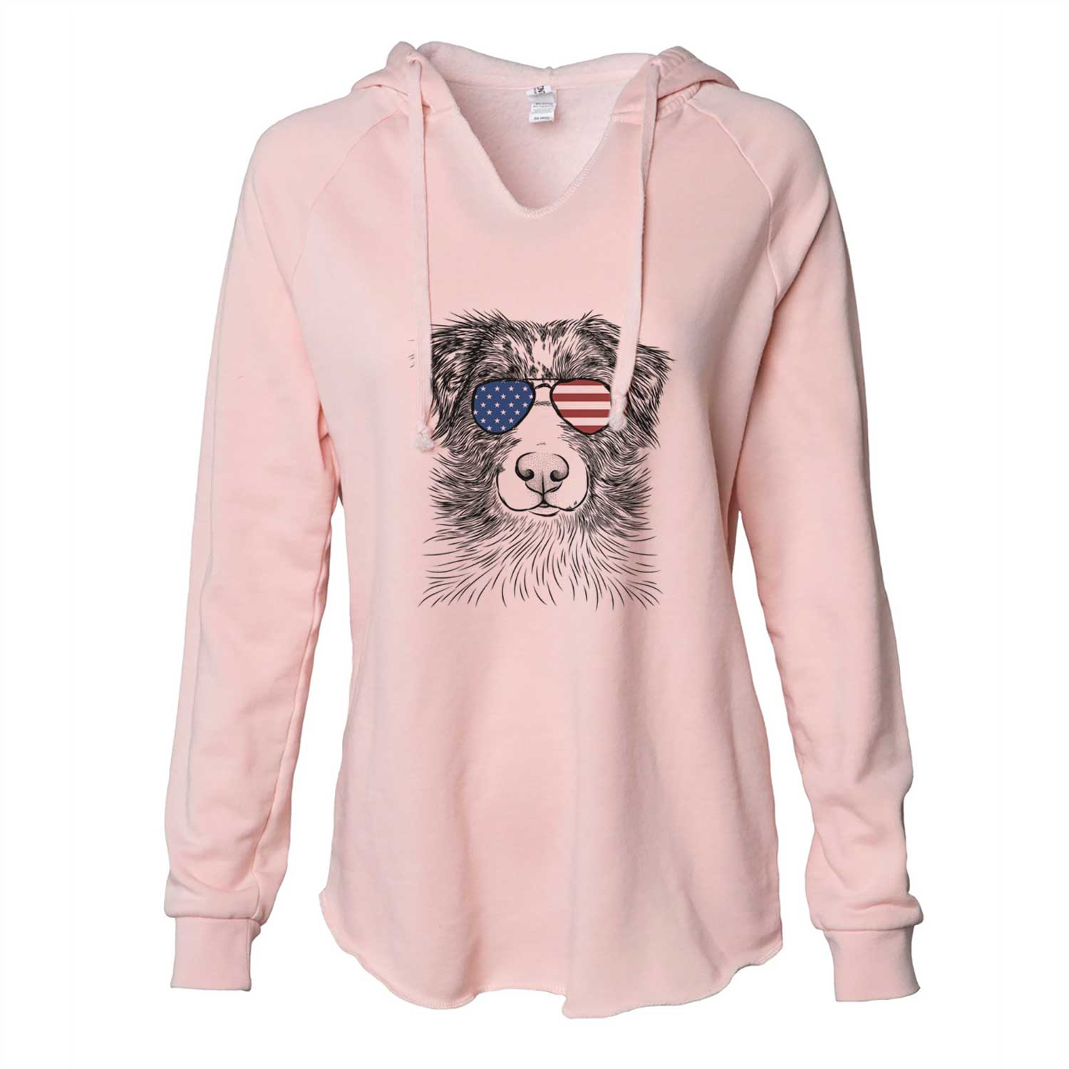 USA Gram the Australian Shepherd - Cali Wave Hooded Sweatshirt