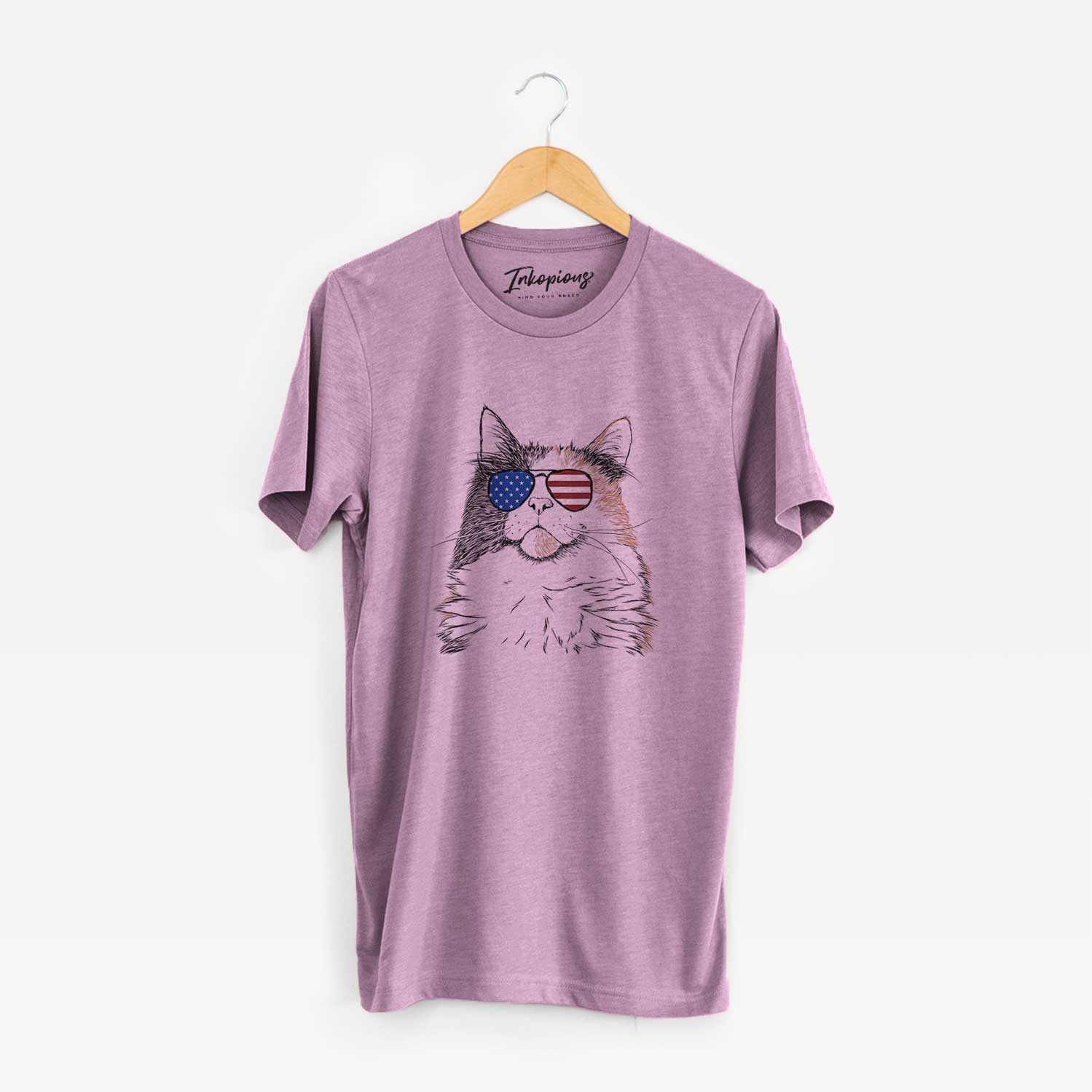 USA Greta the Calico Cat - Unisex Crewneck