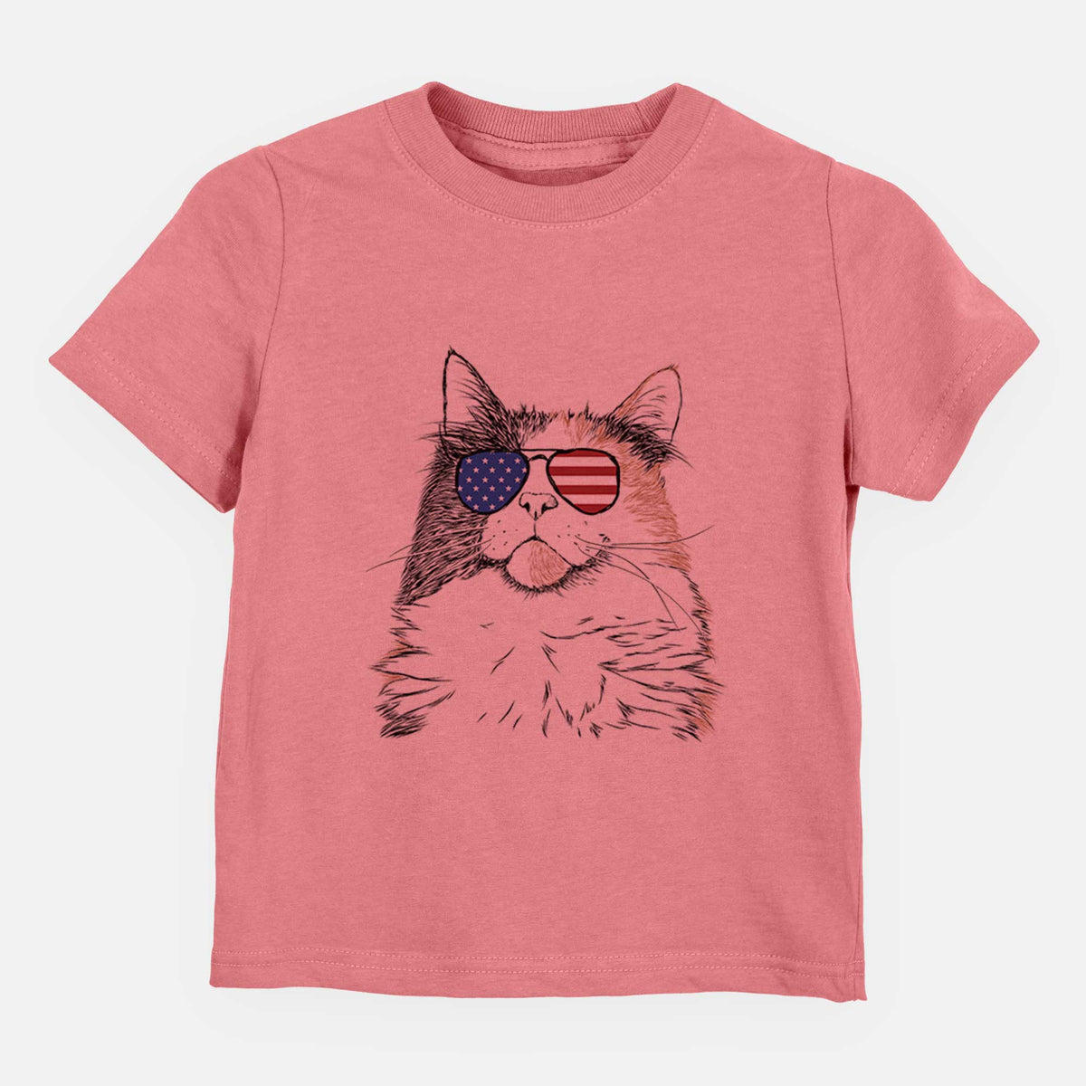 USA Greta the Calico Cat - Kids/Youth/Toddler Shirt