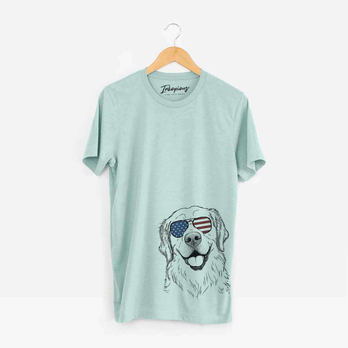 USA Griffin the Golden Retriever - Unisex Crewneck