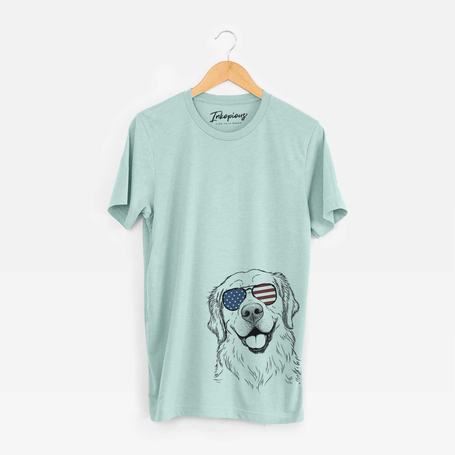 USA Griffin the Golden Retriever - Unisex Crewneck