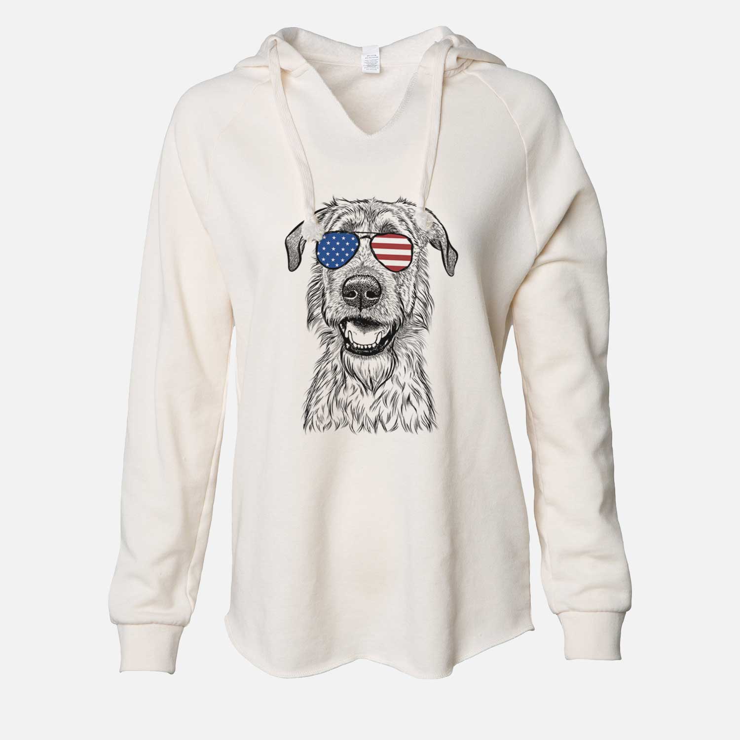 USA Griffin the Irish Wolfhound - Cali Wave Hooded Sweatshirt