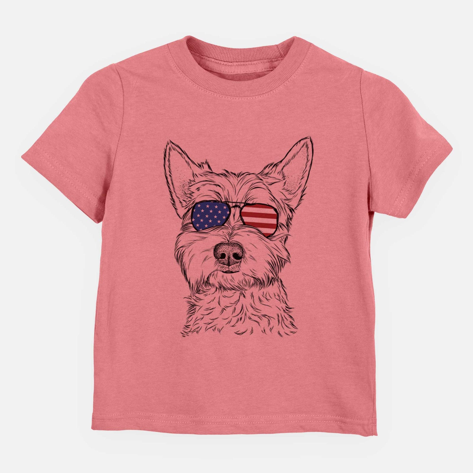 USA Grizel the West Highland Terrier - Kids/Youth/Toddler Shirt