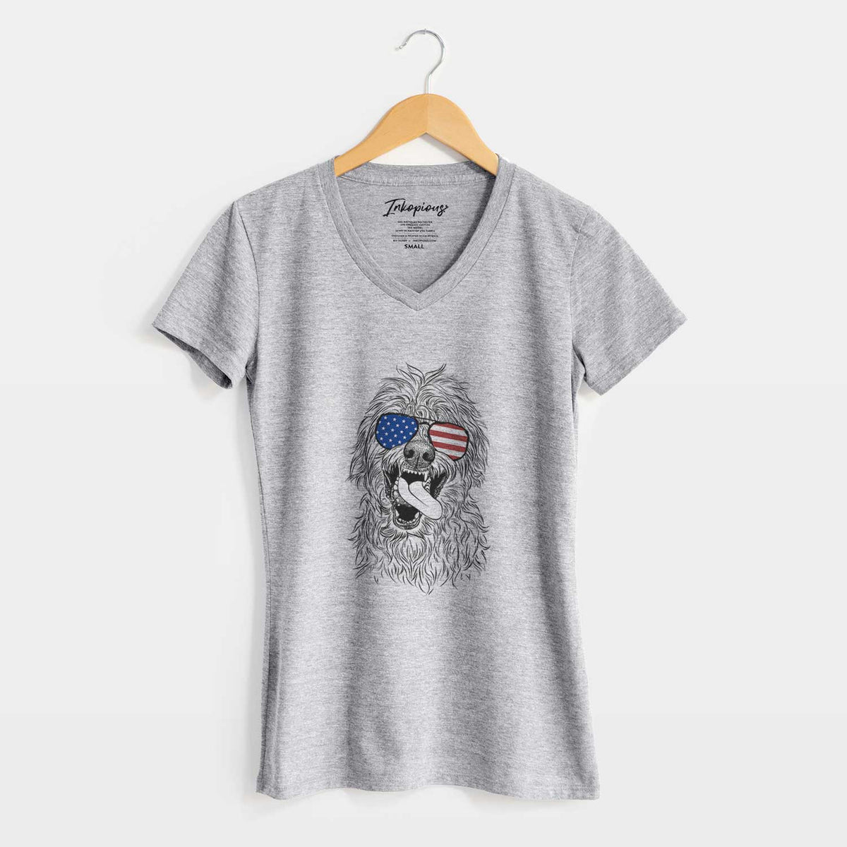 USA Groot the Irish Wolfhound - Women&#39;s Perfect V-neck Shirt