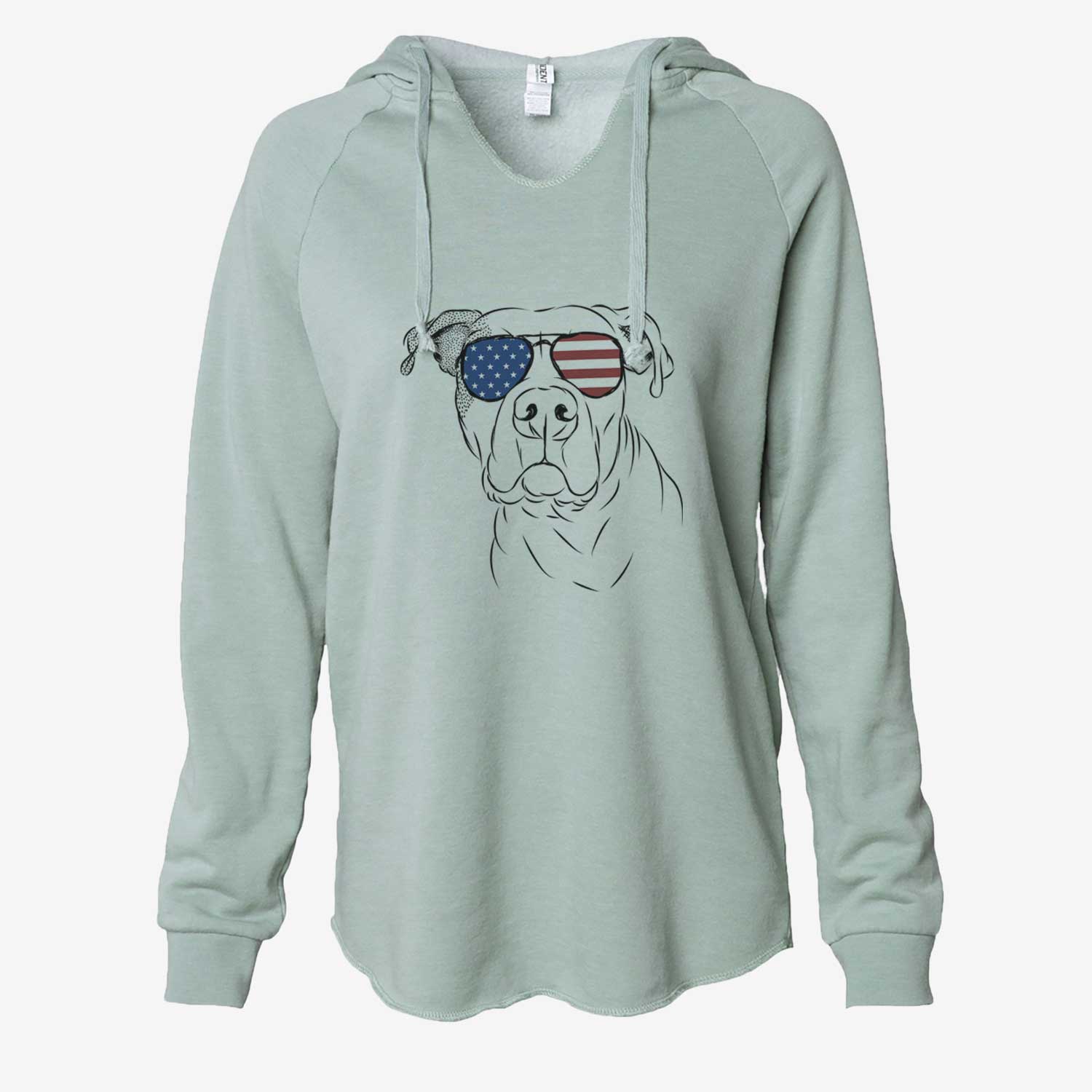USA Gummy the Pitbull - Cali Wave Hooded Sweatshirt