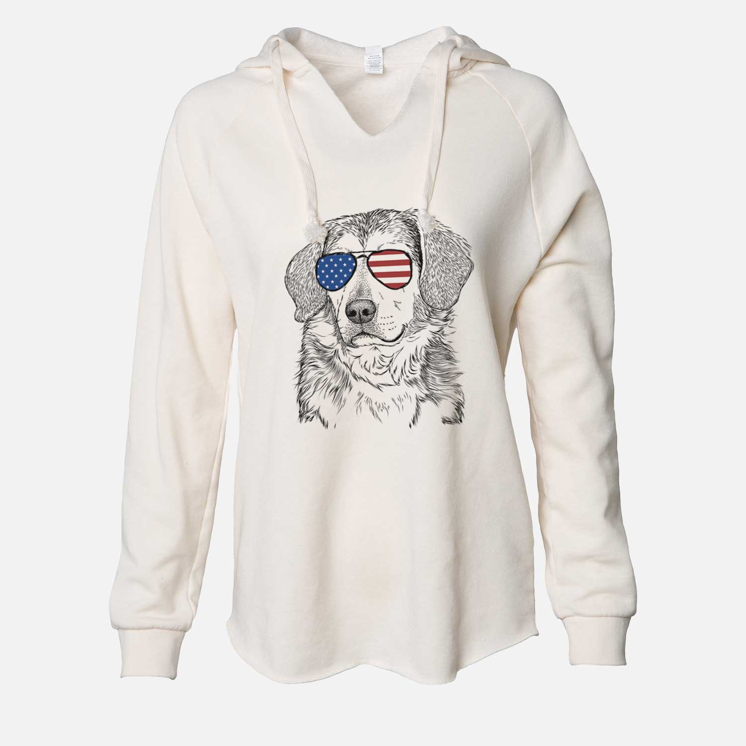 USA Gunner the Beagle Mix - Cali Wave Hooded Sweatshirt