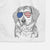 Gunner the Beagle Mix Decorative Hand Towel