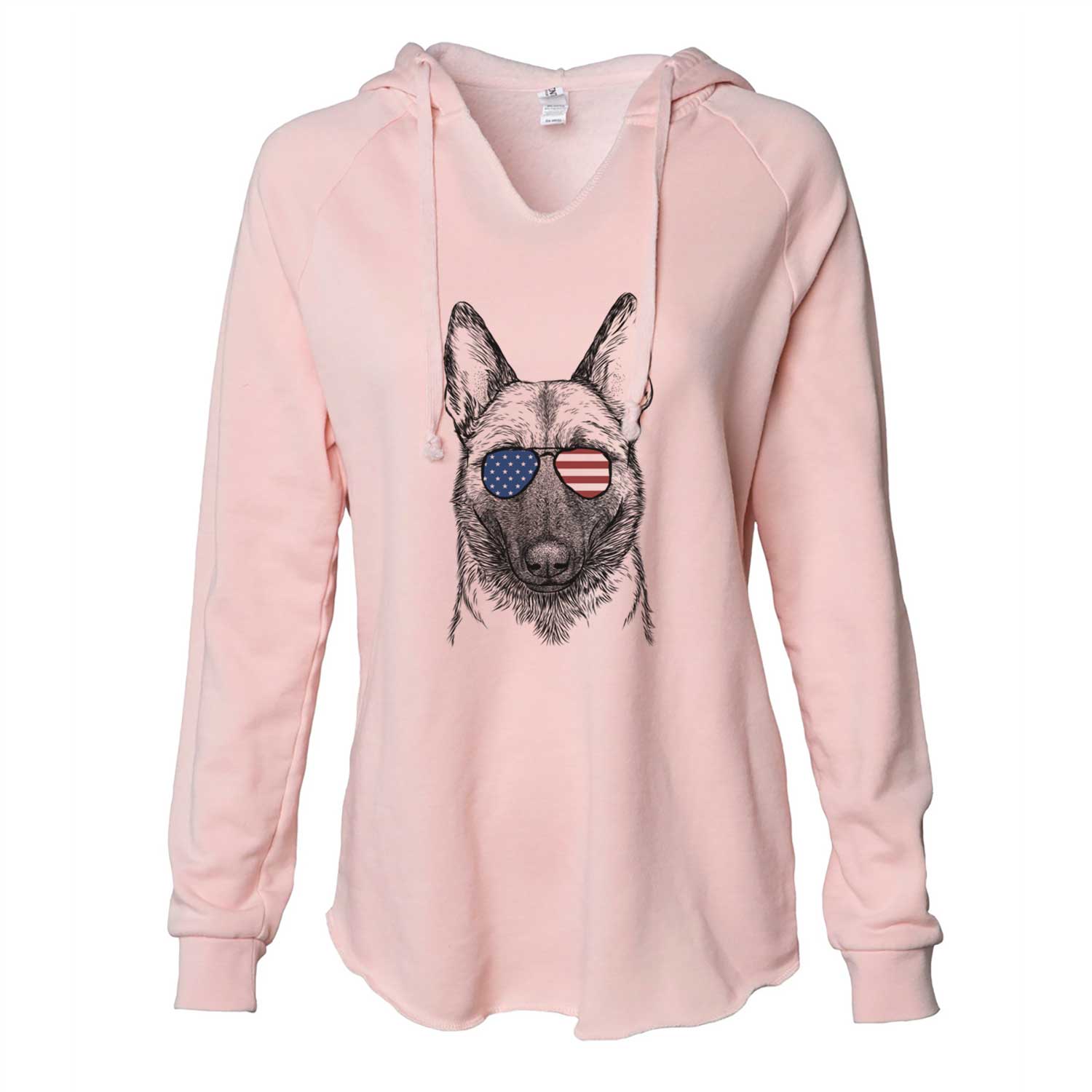 USA Gunther the Belgian Malinois - Cali Wave Hooded Sweatshirt