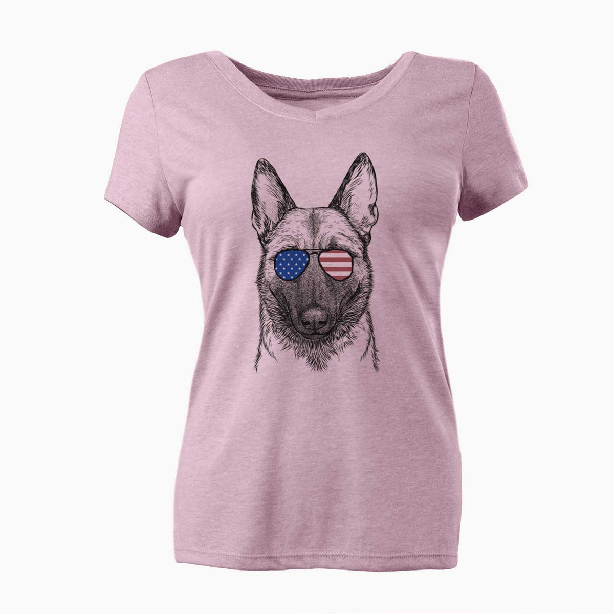 USA Gunther the Belgian Malinois - Women's Perfect V-neck Shirt