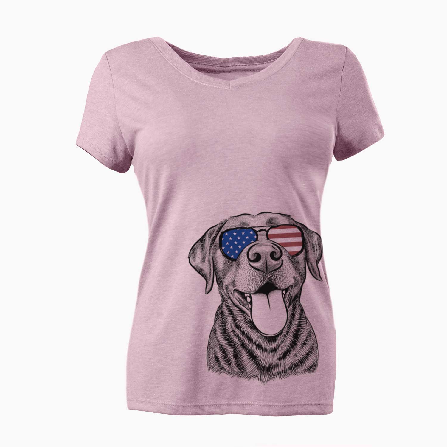 USA Gwen the Labrador Retriever - Women's Perfect V-neck Shirt