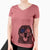 USA Hagan the Rottweiler - Women's Perfect V-neck Shirt