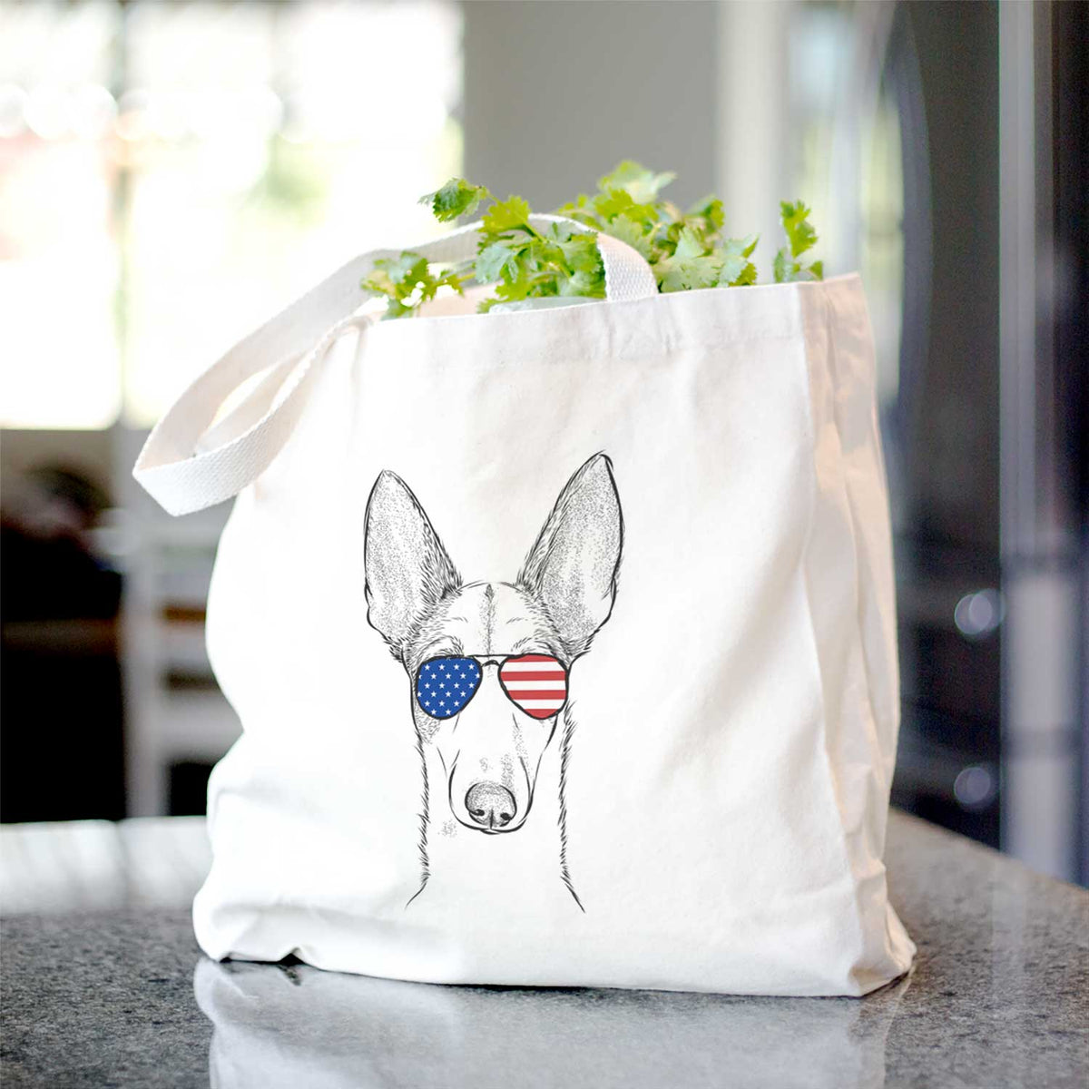 Halo the Ibizan Sight Hound - Tote Bag