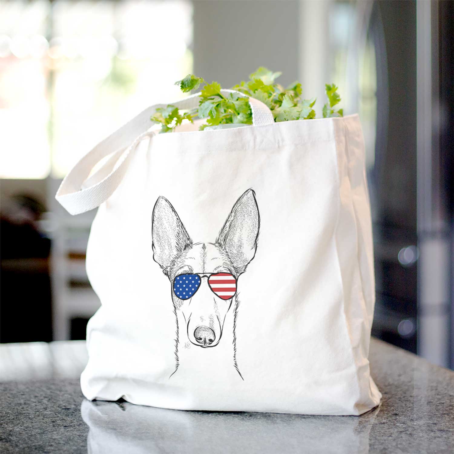 Halo the Ibizan Sight Hound - Tote Bag