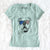 USA Hank the English Bulldog - Women's Perfect V-neck Shirt