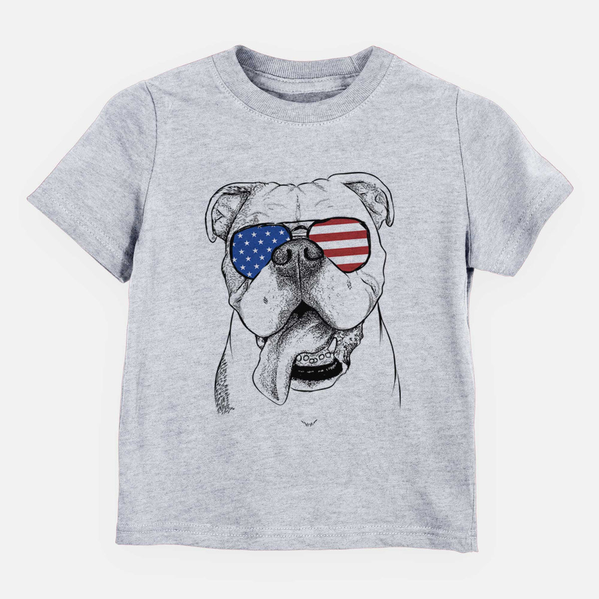 USA Hank the English Bulldog - Kids/Youth/Toddler Shirt