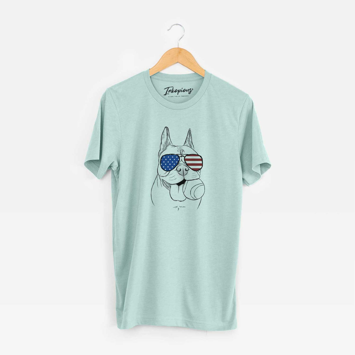 USA Happy Franco the French Bulldog - Unisex Crewneck